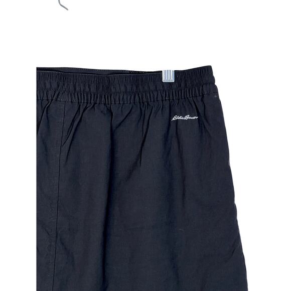 Eddie Bauer Black Elastic Drawstring Waist w/ Pockets Athletic Skort Size M - Picture 7 of 10